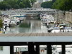 Platz der Bastille der Port de Plaisance Paris Arsenal.